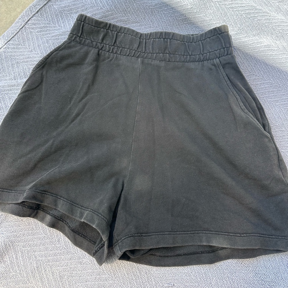 Black high waisted shorts
